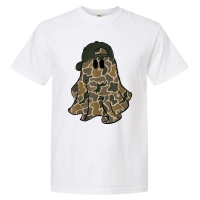 Halloween Camouflage Camo Ghost Hello Hunting Season Garment-Dyed Heavyweight T-Shirt