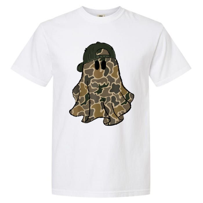 Halloween Camouflage Camo Ghost Hello Hunting Season Garment-Dyed Heavyweight T-Shirt