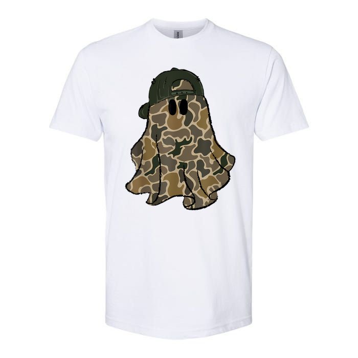 Halloween Camouflage Camo Ghost Hello Hunting Season Softstyle CVC T-Shirt