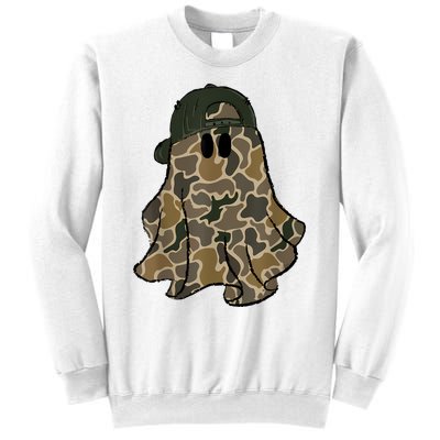 Halloween Camouflage Camo Ghost Hello Hunting Season Sweatshirt