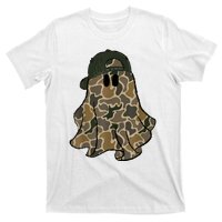 Halloween Camouflage Camo Ghost Hello Hunting Season T-Shirt