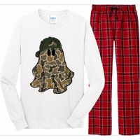 Halloween Camouflage Camo Ghost Hello Hunting Season Long Sleeve Pajama Set