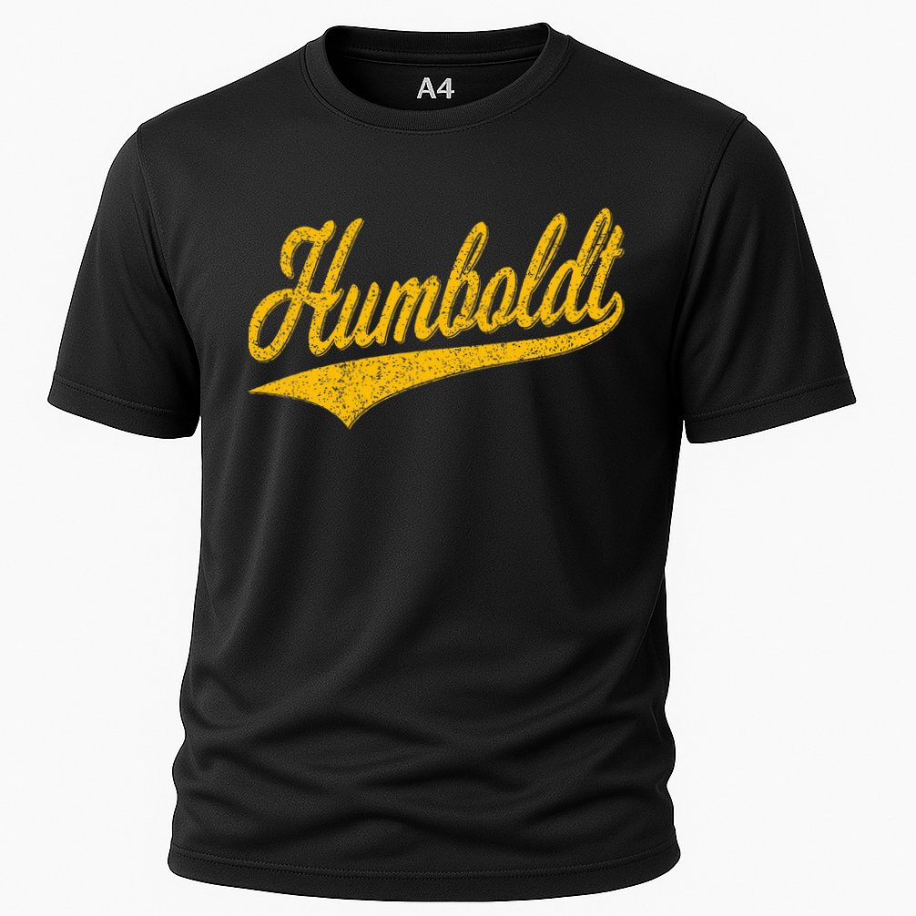 Humboldt County Ca Varsity Script Classic Sports Jersey Cooling Performance Crew T-Shirt