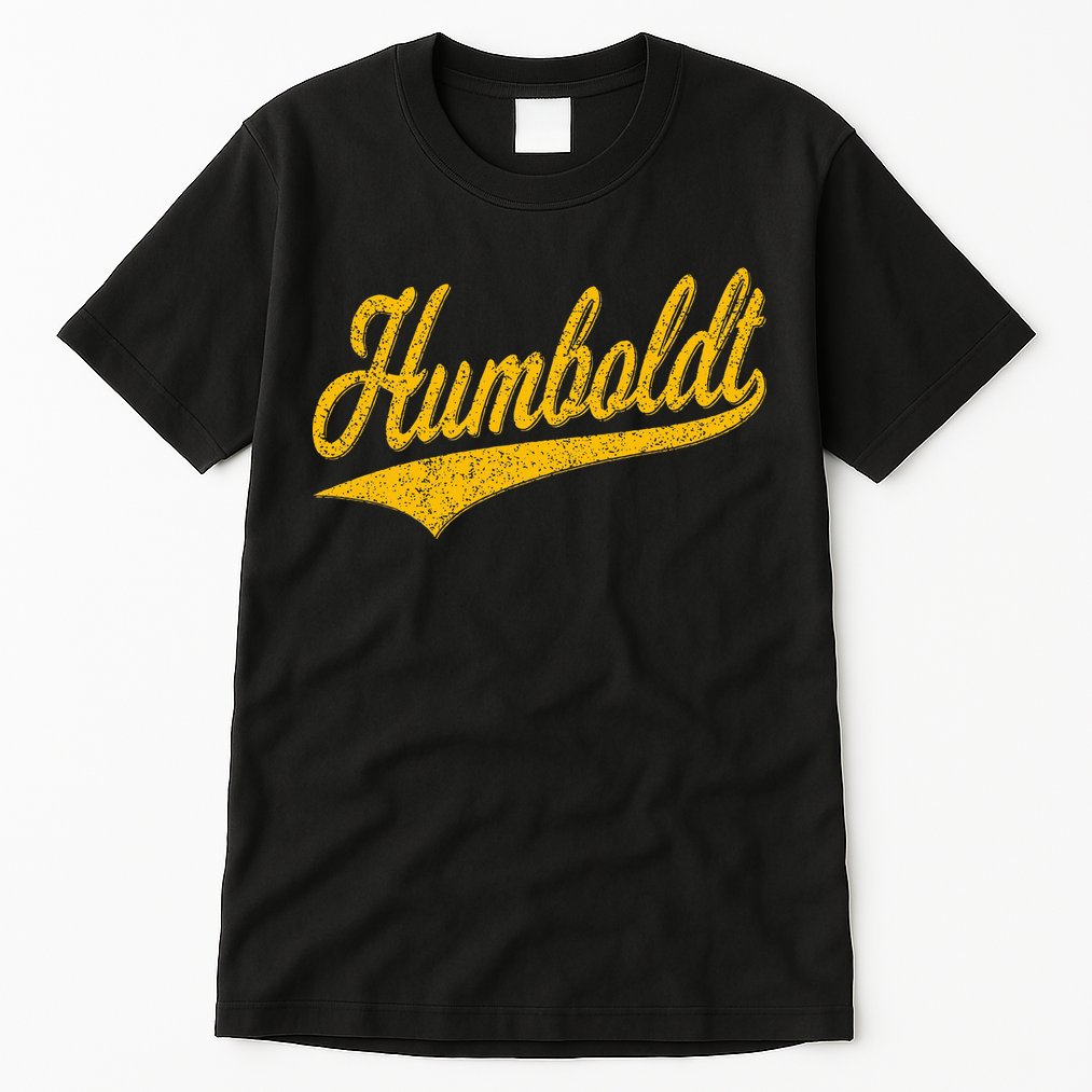 Humboldt County Ca Varsity Script Classic Sports Jersey Tall T-Shirt