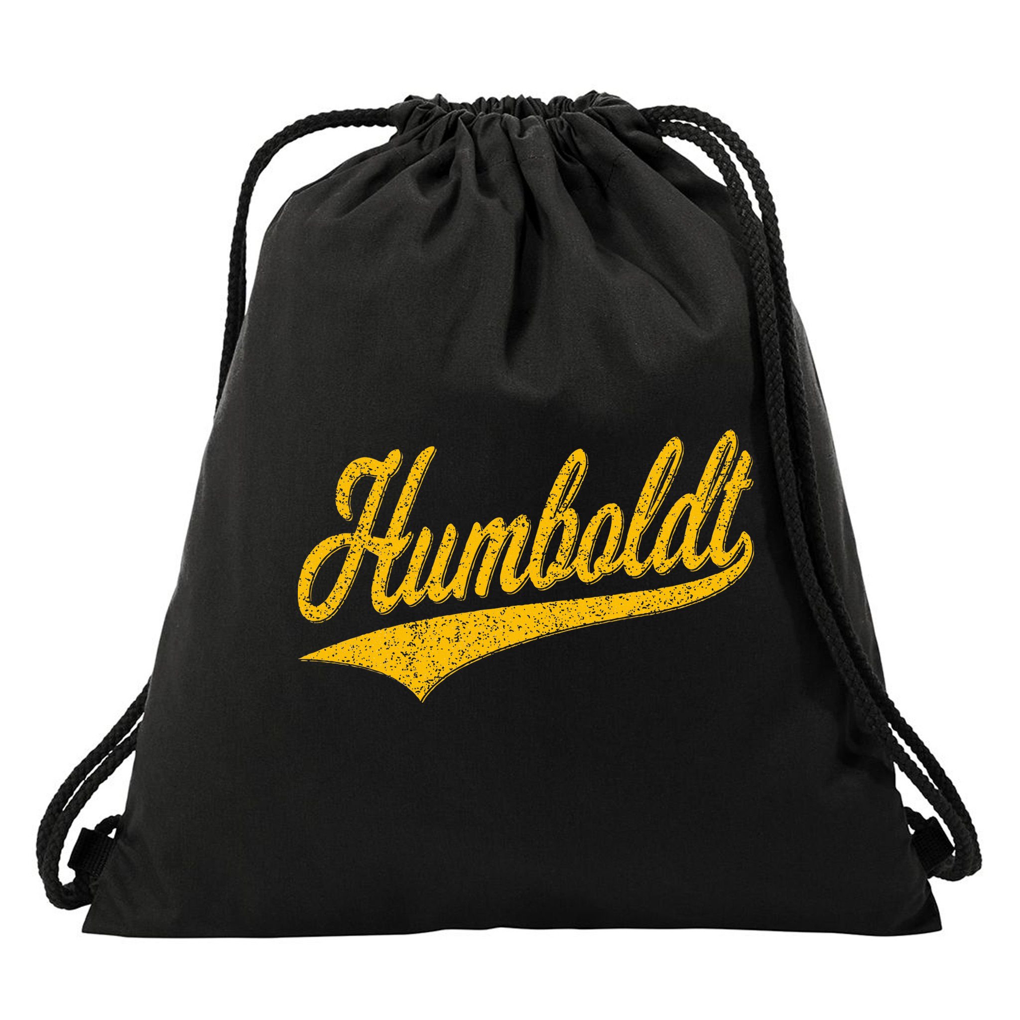 Humboldt County Ca Varsity Script Classic Sports Jersey Drawstring Bag