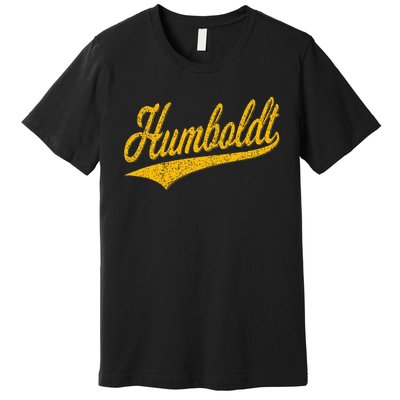 Humboldt County Ca Varsity Script Classic Sports Jersey Premium T-Shirt