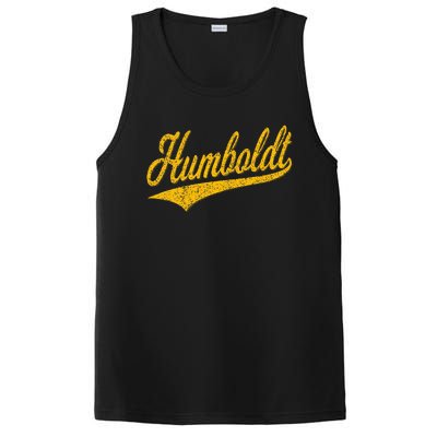 Humboldt County Ca Varsity Script Classic Sports Jersey PosiCharge Competitor Tank