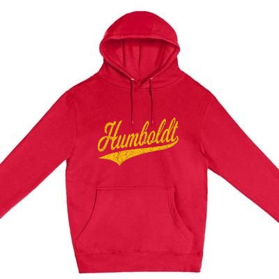 Humboldt County Ca Varsity Script Classic Sports Jersey Premium Pullover Hoodie