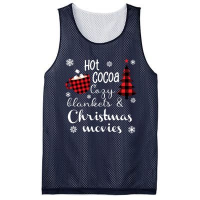 Hot Cocoa Cozy Blankets Christmas Movies Mesh Reversible Basketball Jersey Tank