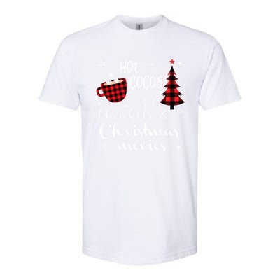 Hot Cocoa Cozy Blankets Christmas Movies Softstyle CVC T-Shirt