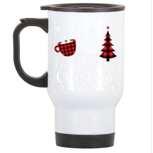 Hot Cocoa Cozy Blankets Christmas Movies Stainless Steel Travel Mug