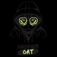 Hacker Cat Cybersecurity Coding Cat Programmer Hacking Nerdy Tie-Dye T-Shirt