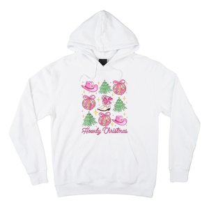 Howdy Christmas Coquette Bow Xmas Tree Western Country Hoodie