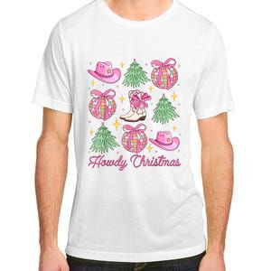 Howdy Christmas Coquette Bow Xmas Tree Western Country Adult ChromaSoft Performance T-Shirt