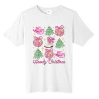 Howdy Christmas Coquette Bow Xmas Tree Western Country Tall Fusion ChromaSoft Performance T-Shirt