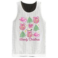 Howdy Christmas Coquette Bow Xmas Tree Western Country Mesh Reversible Basketball Jersey Tank