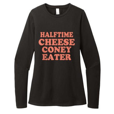 Halftime Cheese Coney Eater Womens CVC Long Sleeve Shirt