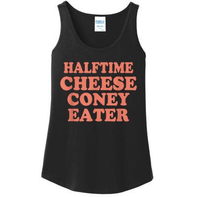 Halftime Cheese Coney Eater Ladies Essential Tank