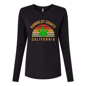 Humboldt County California Hemp Farmer Grower Weed Marijuana Womens Cotton Relaxed Long Sleeve T-Shirt