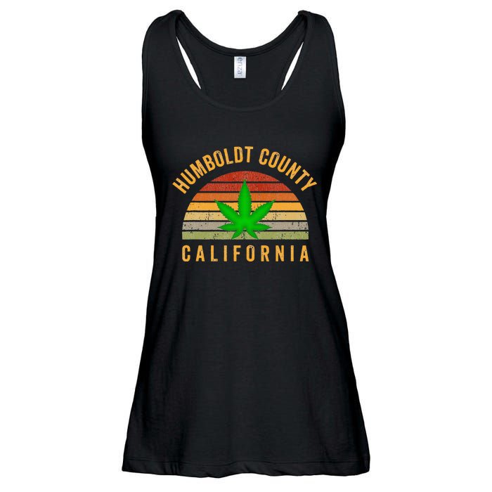 Humboldt County California Hemp Farmer Grower Weed Marijuana Ladies Essential Flowy Tank