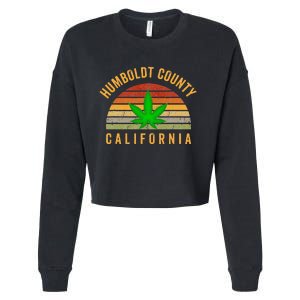 Humboldt County California Hemp Farmer Grower Weed Marijuana Cropped Pullover Crew