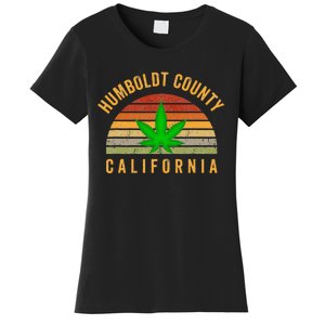 Humboldt County California Hemp Farmer Grower Weed Marijuana Women's T-Shirt