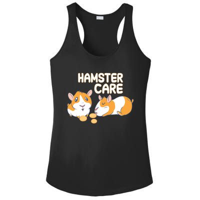 Hamster Care Cool Gift Ladies PosiCharge Competitor Racerback Tank