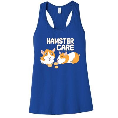 Hamster Care Cool Gift Women's Racerback Tank