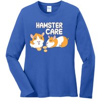 Hamster Care Cool Gift Ladies Long Sleeve Shirt