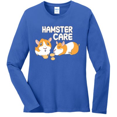 Hamster Care Cool Gift Ladies Long Sleeve Shirt