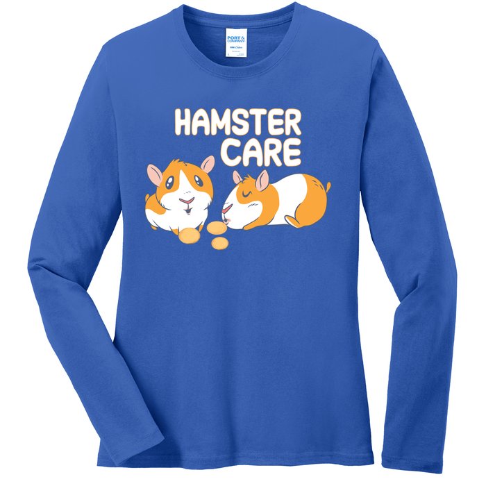 Hamster Care Cool Gift Ladies Long Sleeve Shirt