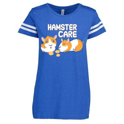 Hamster Care Cool Gift Enza Ladies Jersey Football T-Shirt