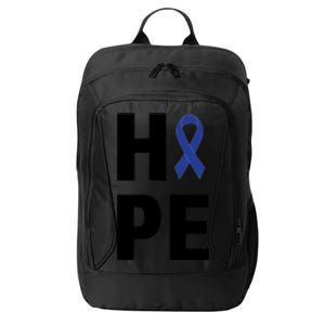 Hope Colon Cancer Awareness Month City Backpack