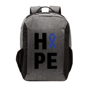 Hope Colon Cancer Awareness Month Vector Backpack