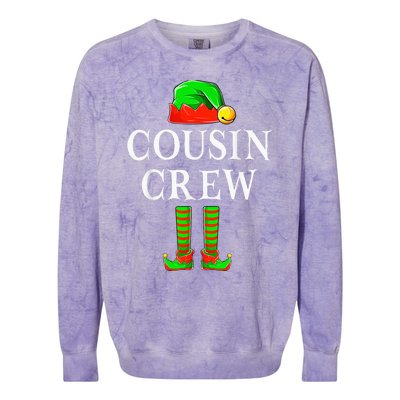 Holiday Cousin Crew Shirt Kid, Christmas Family Matching PJ Colorblast Crewneck Sweatshirt