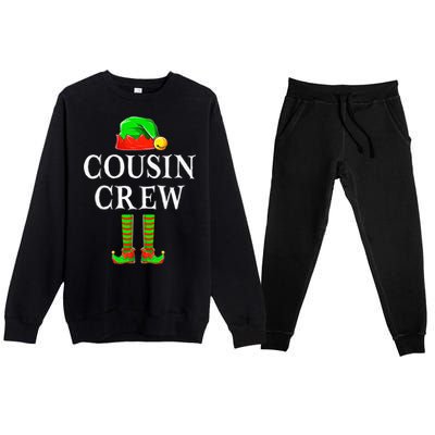 Holiday Cousin Crew Shirt Kid, Christmas Family Matching PJ Premium Crewneck Sweatsuit Set