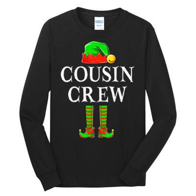 Holiday Cousin Crew Shirt Kid, Christmas Family Matching PJ Tall Long Sleeve T-Shirt