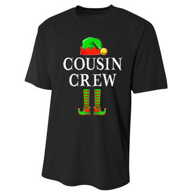 Holiday Cousin Crew Shirt Kid, Christmas Family Matching PJ Performance Sprint T-Shirt