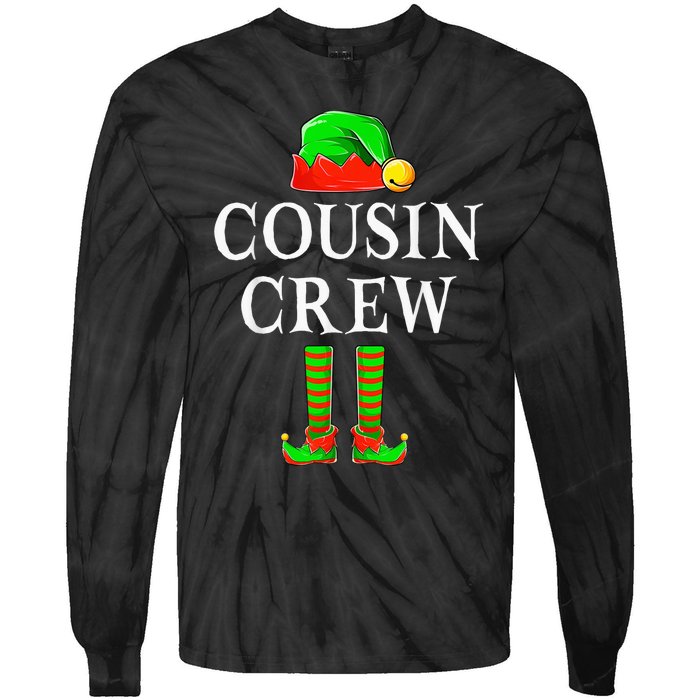 Holiday Cousin Crew Shirt Kid, Christmas Family Matching PJ Tie-Dye Long Sleeve Shirt