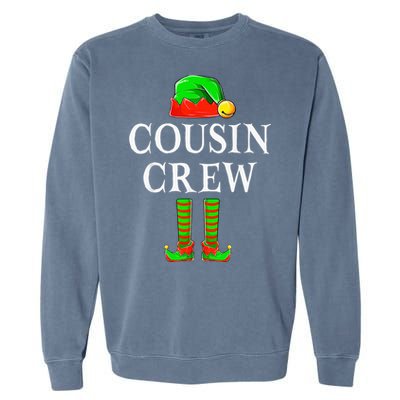 Holiday Cousin Crew Shirt Kid, Christmas Family Matching PJ Garment-Dyed Sweatshirt