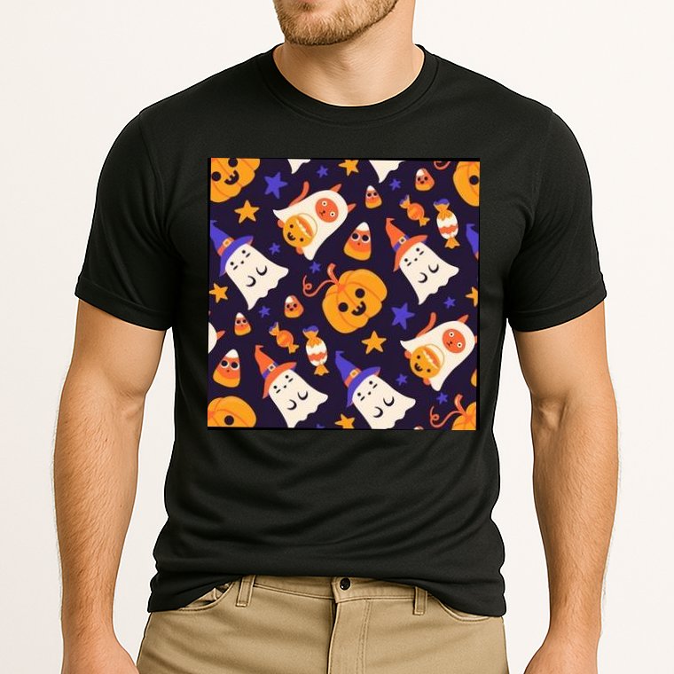 Halloween Cartoon Characters Performance Shirt
