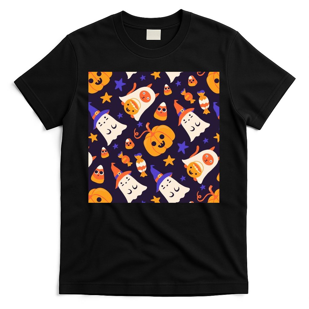 Halloween Cartoon Characters T-Shirt