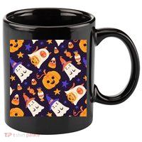 Halloween Cartoon Characters 11oz C Handle Ceramic Mug