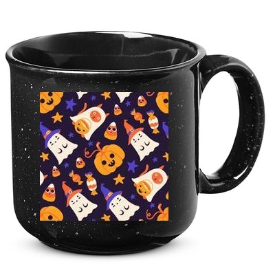 Halloween Cartoon Characters 15oz Campfire Ceramic Mug