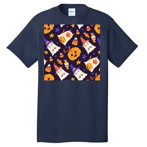 Halloween Cartoon Characters Tall T-Shirt