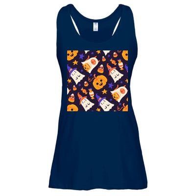 Halloween Cartoon Characters Ladies Essential Flowy Tank