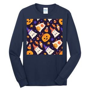 Halloween Cartoon Characters Tall Long Sleeve T-Shirt