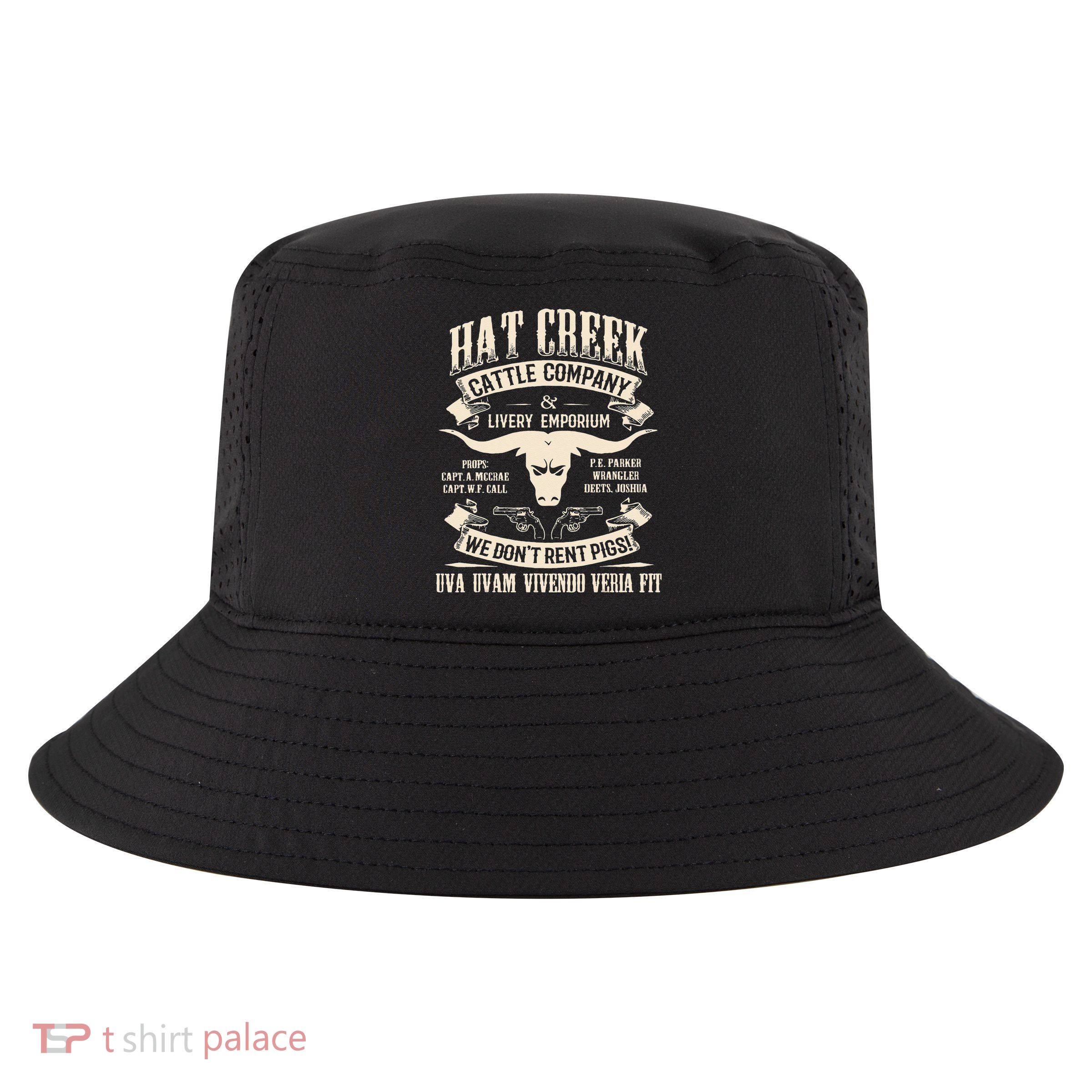 Hat Creek Cattle Company Funny Cool Comfort Performance Bucket Hat