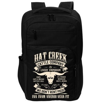 Hat Creek Cattle Company Funny Impact Tech Backpack