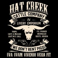 Hat Creek Cattle Company Funny Sustainable Bucket Hat